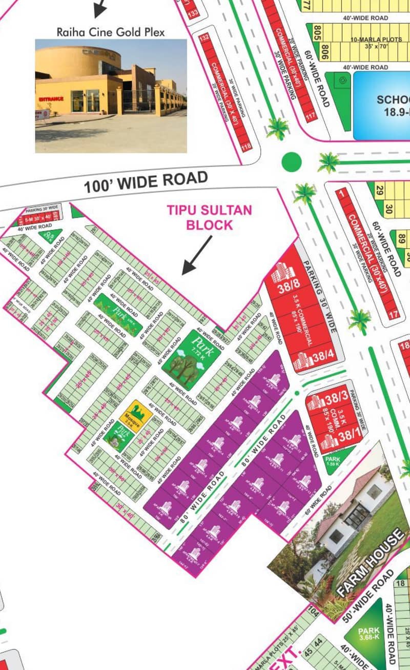 5 Marla open form plot for sale in Bahria town Sector F tipu ext block 0