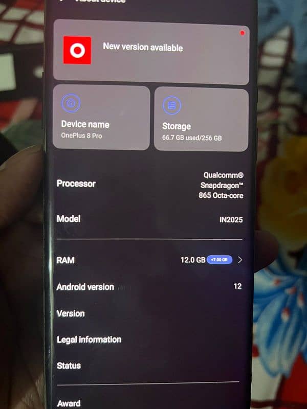 one plus 8 pro 12 256 0