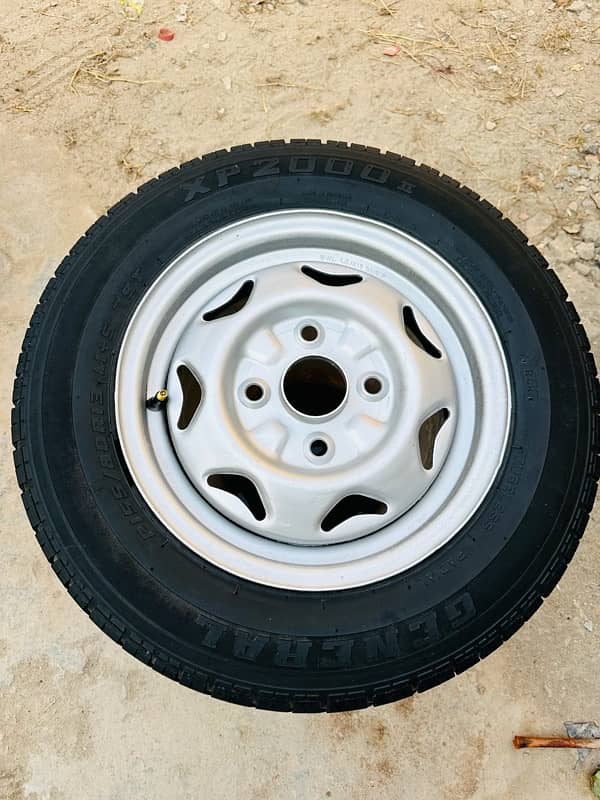 Genral Rim Tyres urgent sale 155/80/13 4