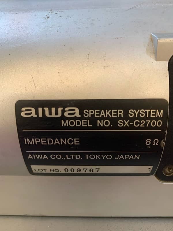 Aiwa 5.1 channel surround sound with subwoofers 4