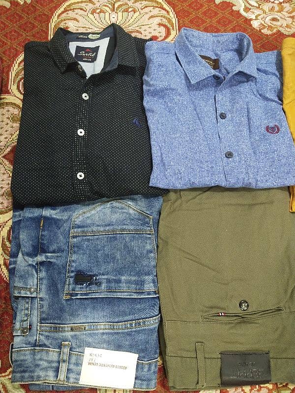 casual shirts, jeans and pants. || Casual pants and shirts 11