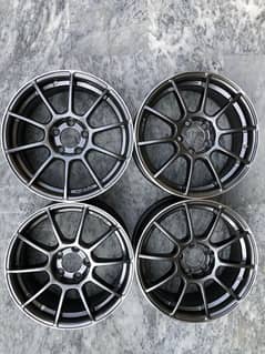 Lenso 15 inch 5 nut 100 pcd 6.5jj rims