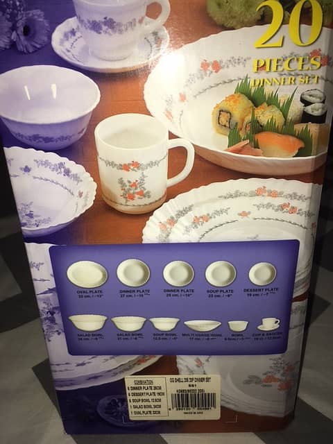 Imported Dinner Set - 20 pc 1