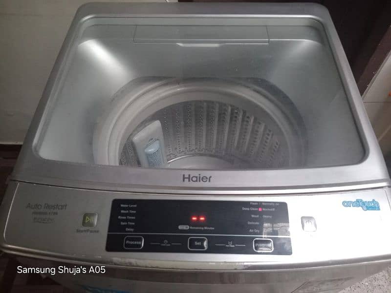 Haier fully automatic washing machine 0