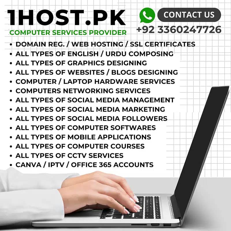 All types of Urdu /  English Composing and Computer Services 1