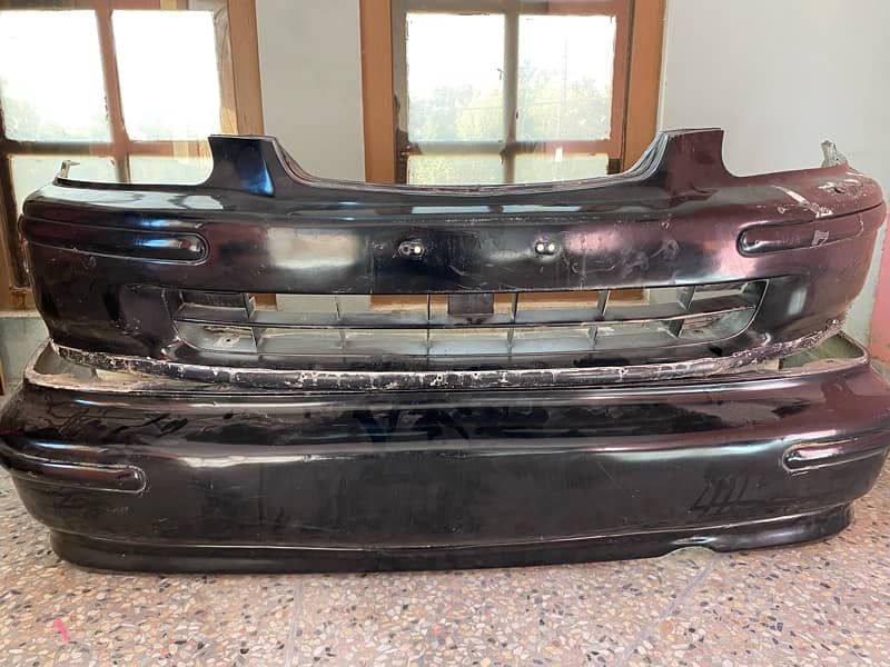 Honda civic 1998 front and back original bumpers 0