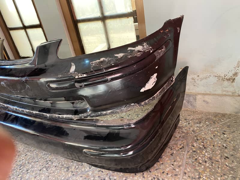 Honda civic 1998 front and back original bumpers 2