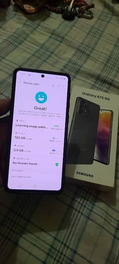 Samsung galaxy a73 5g 8/128 with box