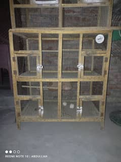 Wooden cages for Australian Budgies and Finches