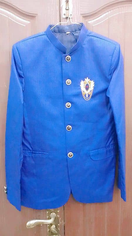 Royal Blue Prince Coat with tight new fashion pent 3