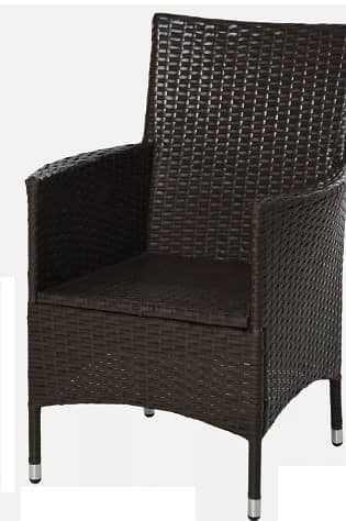 RATTAN BROWN ARMCHAIR SET X 2 PIECE ( CALL AT 3018664305) 0