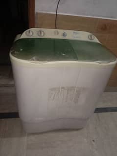 Haier dual tub totally genuine