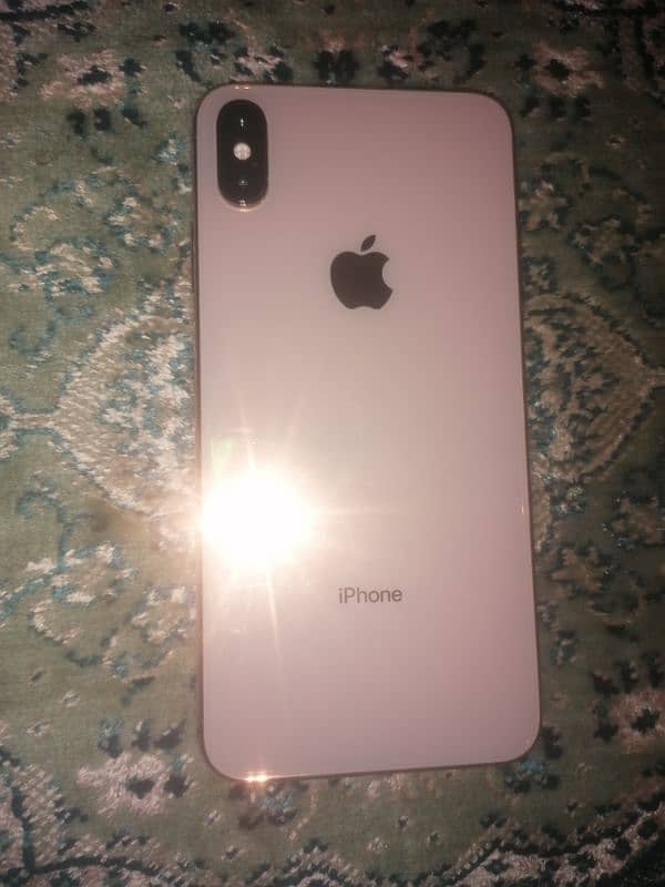 Iphone xs max non pta all ok hn golden color 0