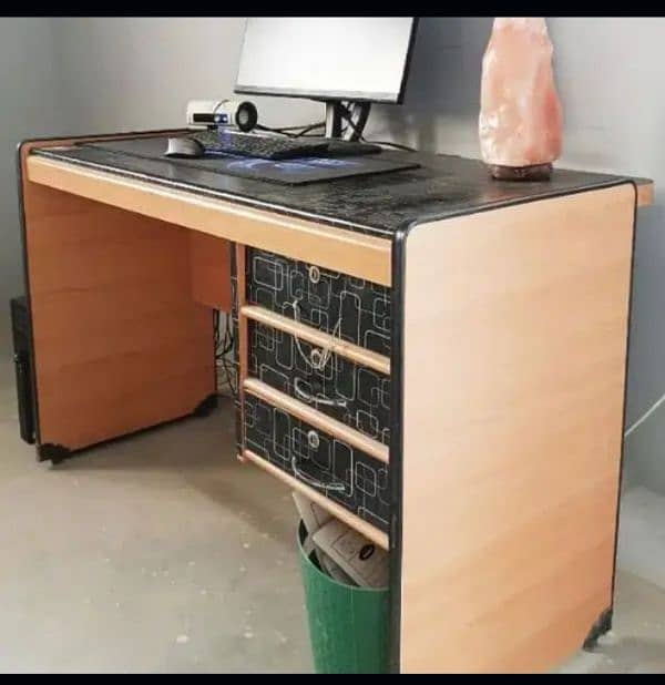 Computer Table with Keyboard and Mouse Drawer 0