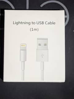 Apple iphone USB A to lightening charging cable.