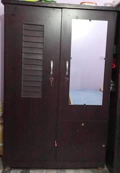 2 Door Cupboard with Mirror