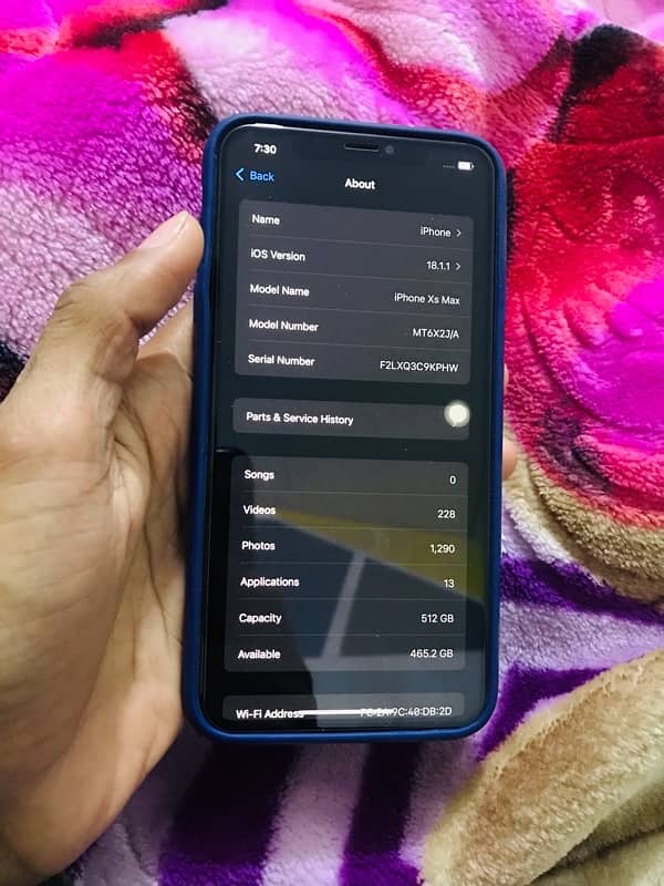 IPHONE XS MAX | PTA APPROVED | 512 GB 7