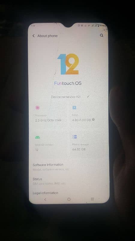 vivo y21 for sale complete details below 7