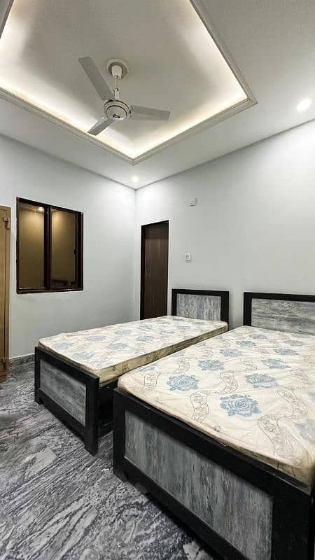 For Girls Single Seater Furnished Room at Kalma Chowk, Gulberg 3 1