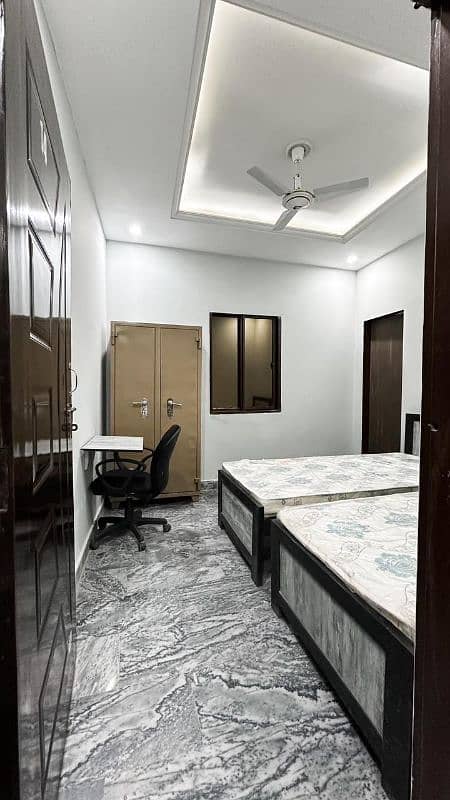 For Girls Single Seater Furnished Room at Kalma Chowk, Gulberg 3 2