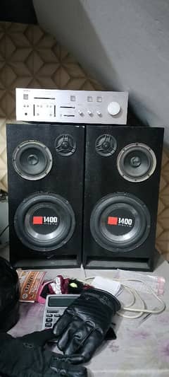 10,"  Woofers with modified Amplifier