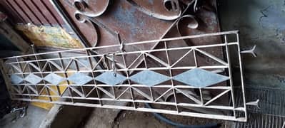 All iron grill for sale heavy gage me hai sari