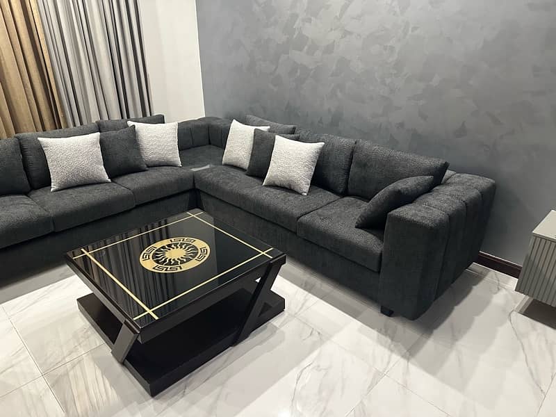 Versace coffee table, centre table, versace glass top 1