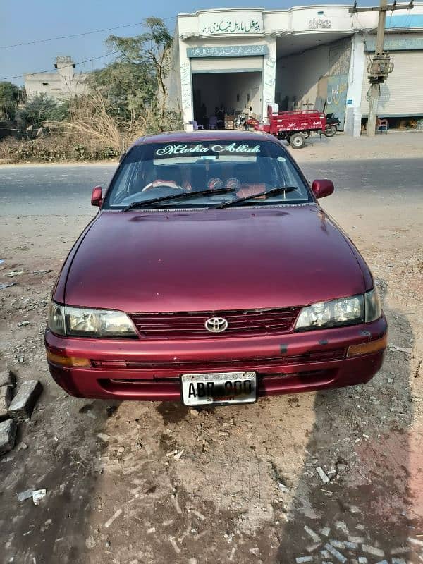 Toyota Corolla XE 1996 Manual 0