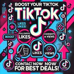 tik tok followers like views comments with gurantee