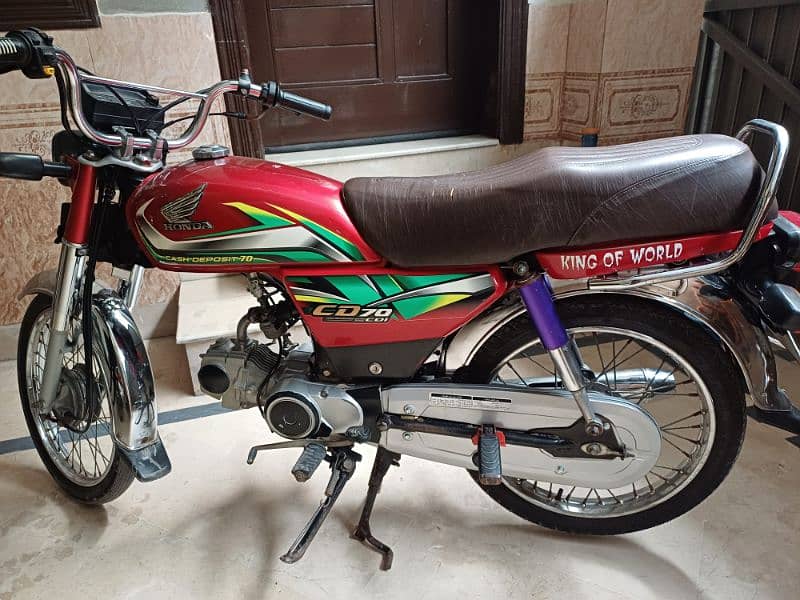 Honda CD 70 Lush Condition Less Used 1