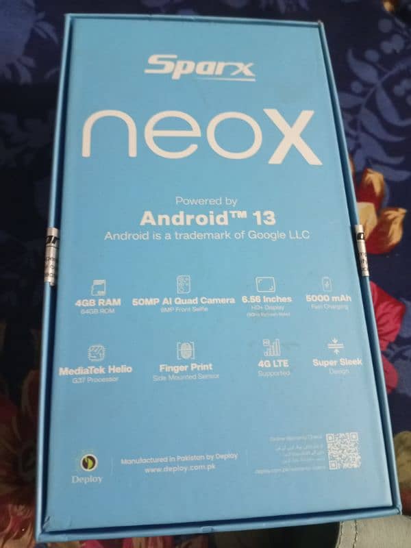 spark mobile with box charger new condition. 4.64 7