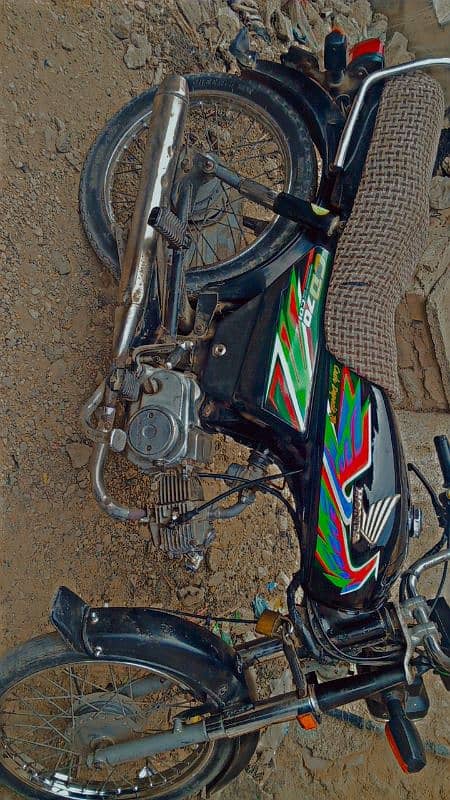 Honda CD 70 hyd number h all ok bike h 1