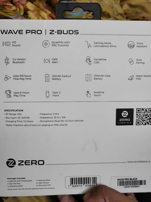 zero wave Pro Eurbuds 6