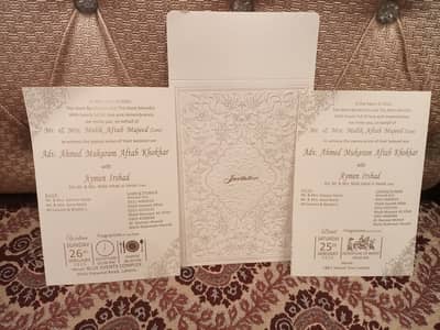 Wedding cards Printing Bid Boxes Nikkah cards Printings Digital cards