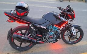 YBR 125 modified black 2019