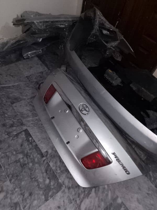 Toyota premio back light,door, interior complete body parts available. 2