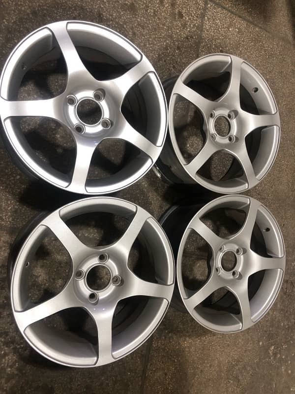 Slightly Used Wheels 14, 15 ,16 ,17 Inch rims 12