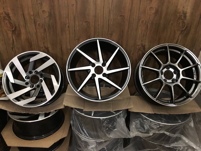 Slightly Used Wheels 14, 15 ,16 ,17 Inch rims 13