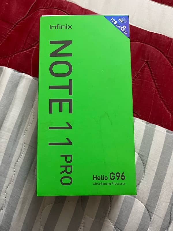 Infinix Note 11 Pro 8gb+3gb / 128gb storage 5000MAH battery 33W Fast 9