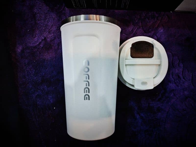 Temperature Display Stainless steel Thermal Coffee Mug 510ml 0