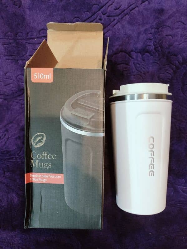 Temperature Display Stainless steel Thermal Coffee Mug 510ml 1