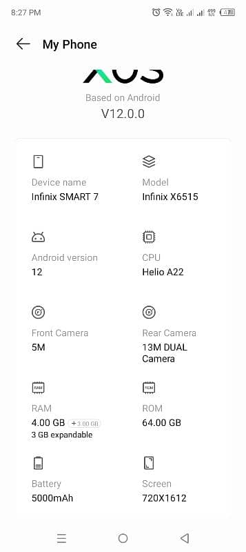 INFINIX SMART 7 1