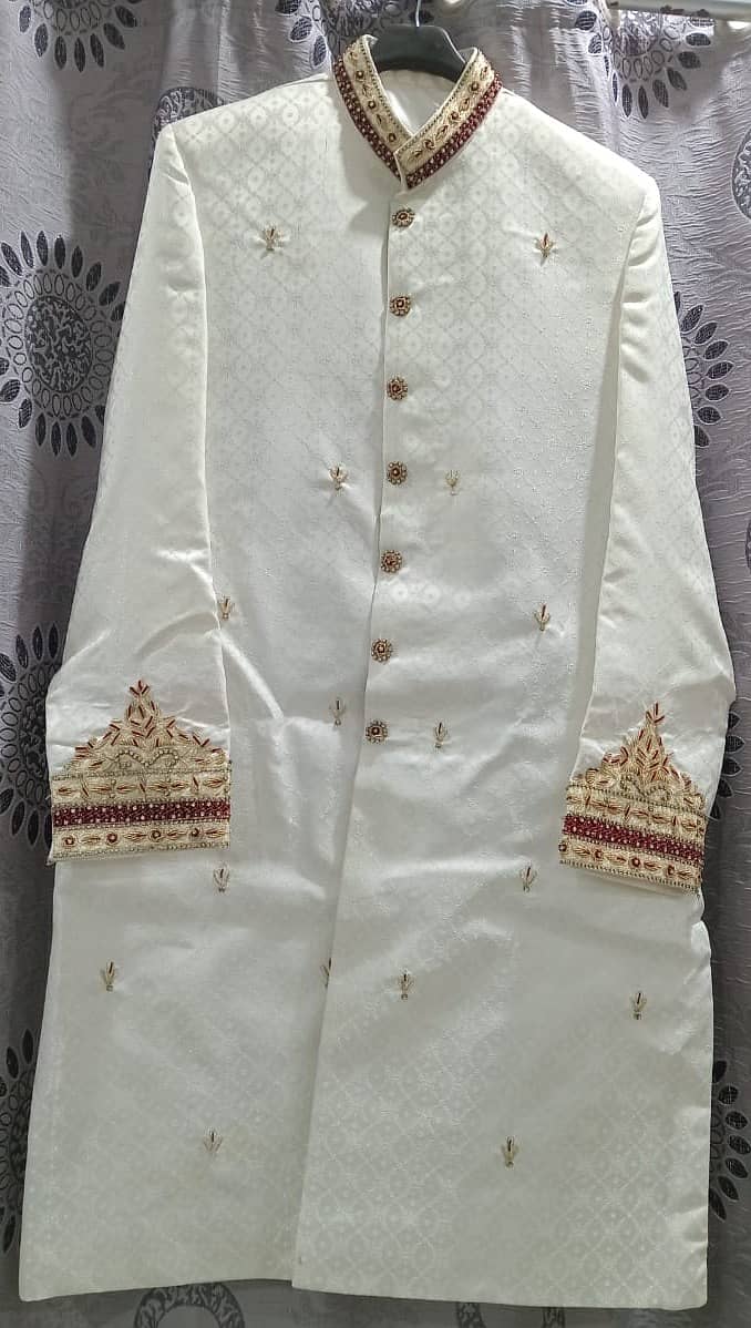 Branded & Elegant Groom Shairwani for Sale 2