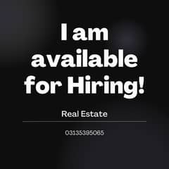 Experienced Property Dealer Available for Hire