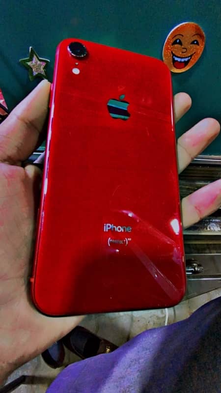 iPhone XR pta approved 64 Gb  red clour no any fault 3