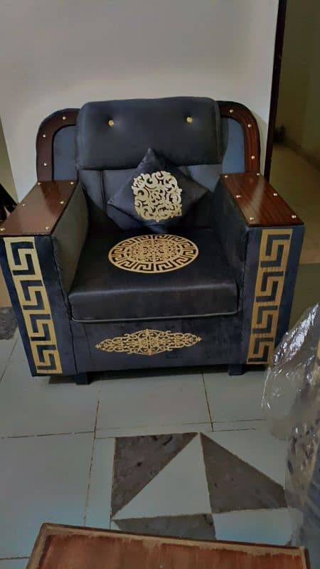 sofa set 6 seater brand new contion 100/100 2