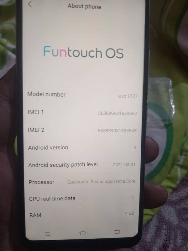 vivo v1727 lush condition 8