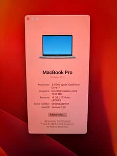 MacBook Pro 15” 2017 i7 CTO