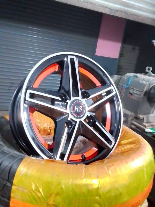 BRAND NEW ALLOY RIMS FOR MEHRAN AND HIROOF. 1