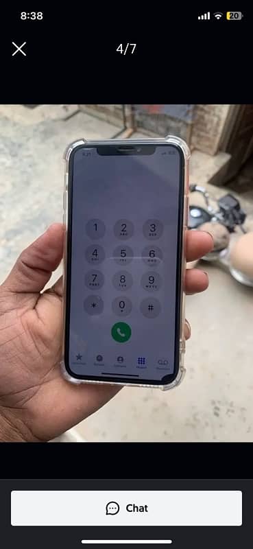 iPhone X pta approved panel original dot hai exchange possible 0